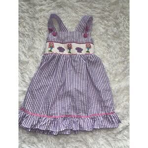 Southern Stitches Toddler Sz, 24 Mon. Mermaid Smock Dress, ** Nt Flaw**